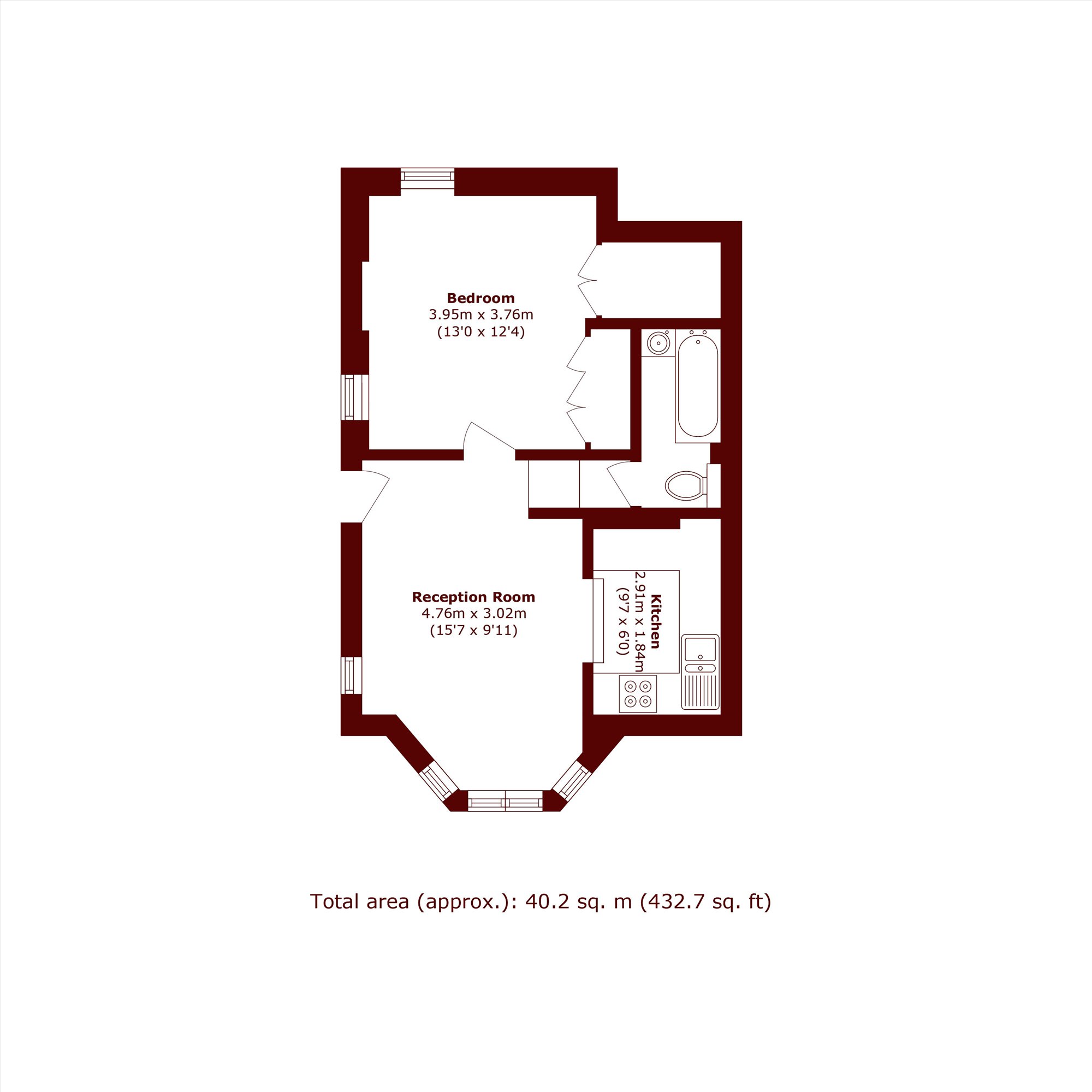 Pepys Road, London floorplan