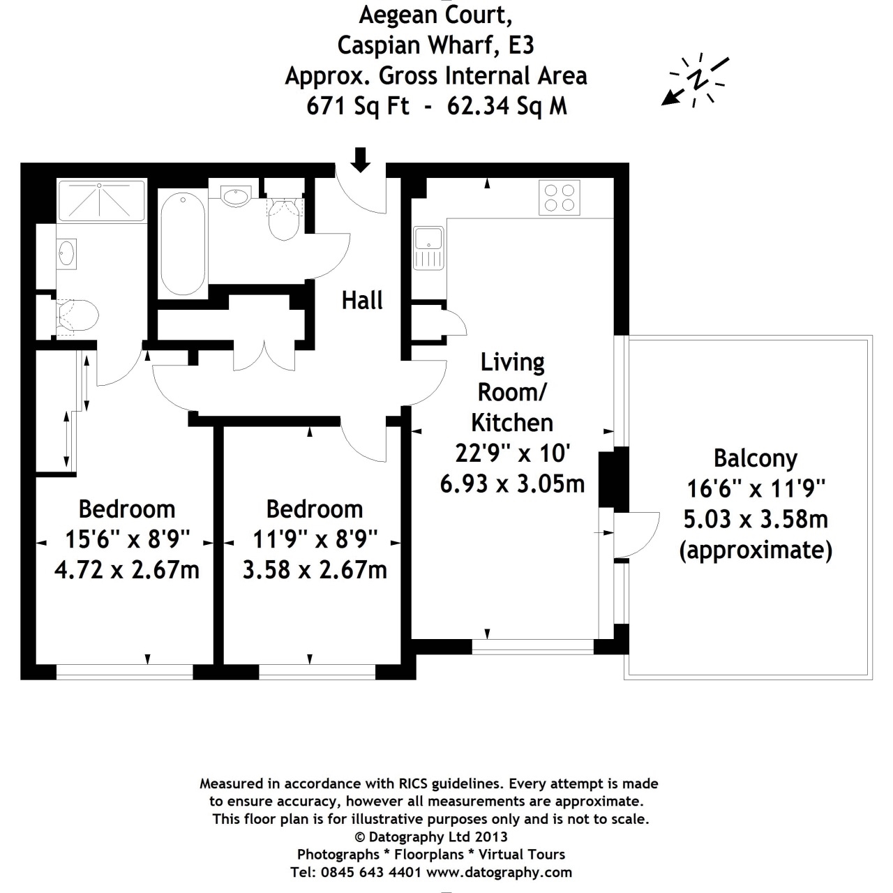 Flat 506,, Aegean Court, Seven Sea Gardens floorplan
