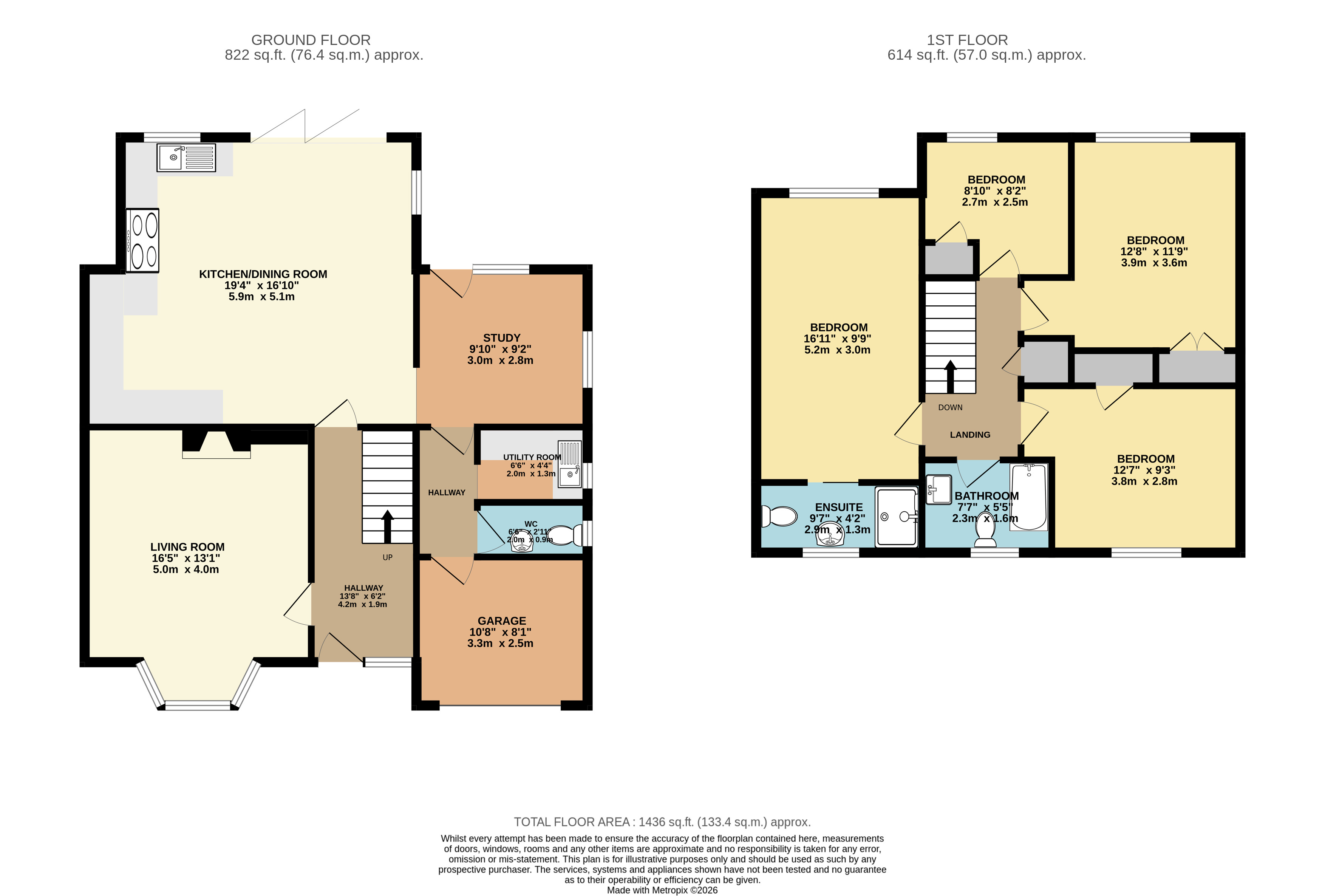 160, Church Lane, Cheshire floorplan