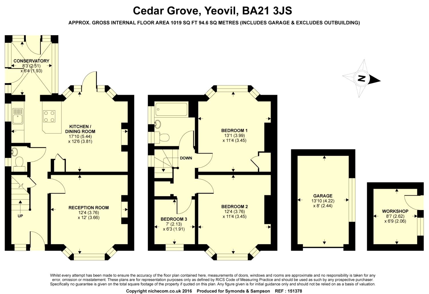 3 Bedrooms Semi-detached house to rent in Cedar Grove, Yeovil, Somerset BA21