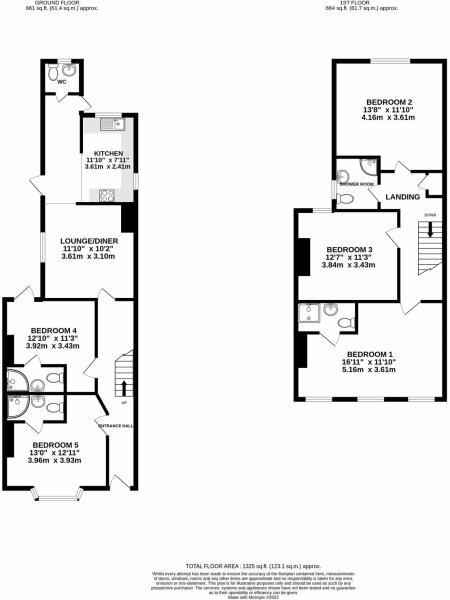 Bishops Road, Reading floorplan