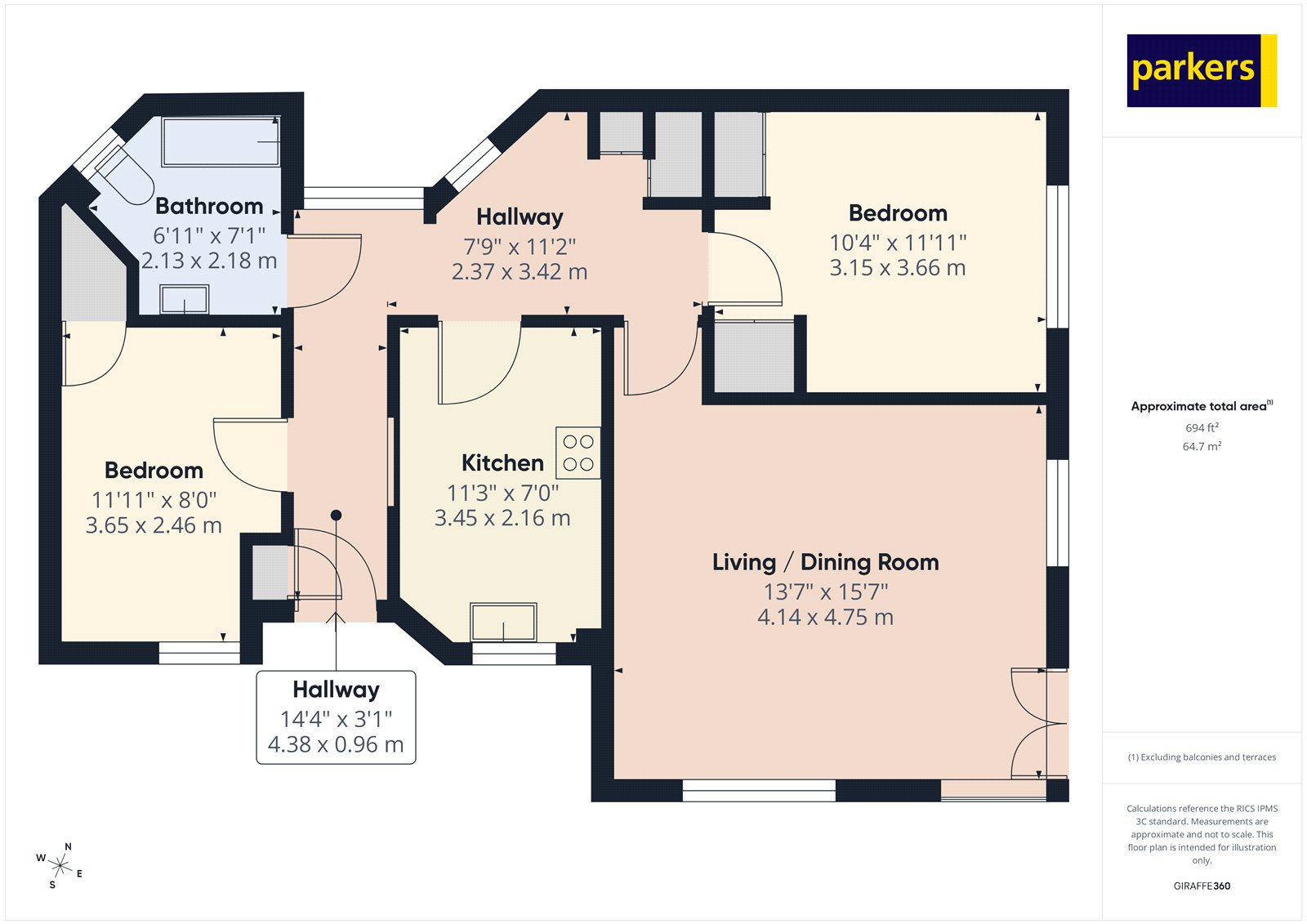 7, Willows Court, Pangbourne floorplan