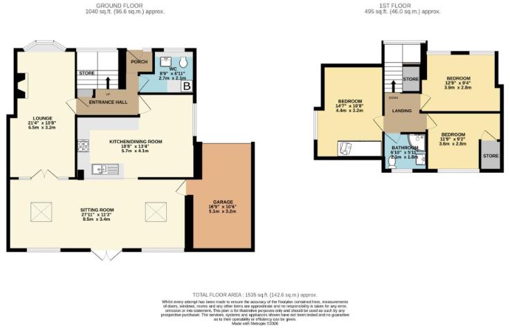 32, Grenham Road, Birchington floorplan
