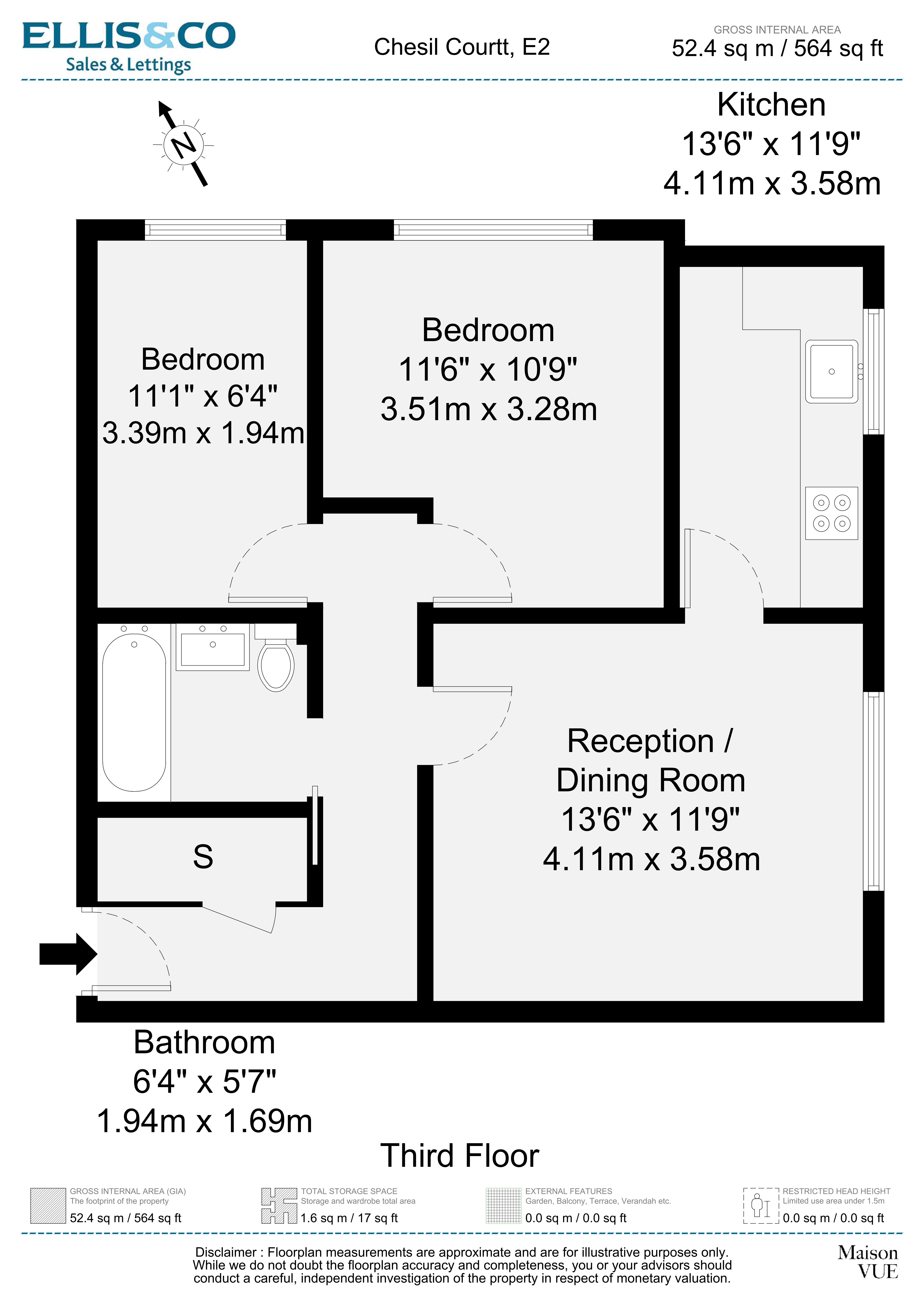 Chesil Court, London floorplan