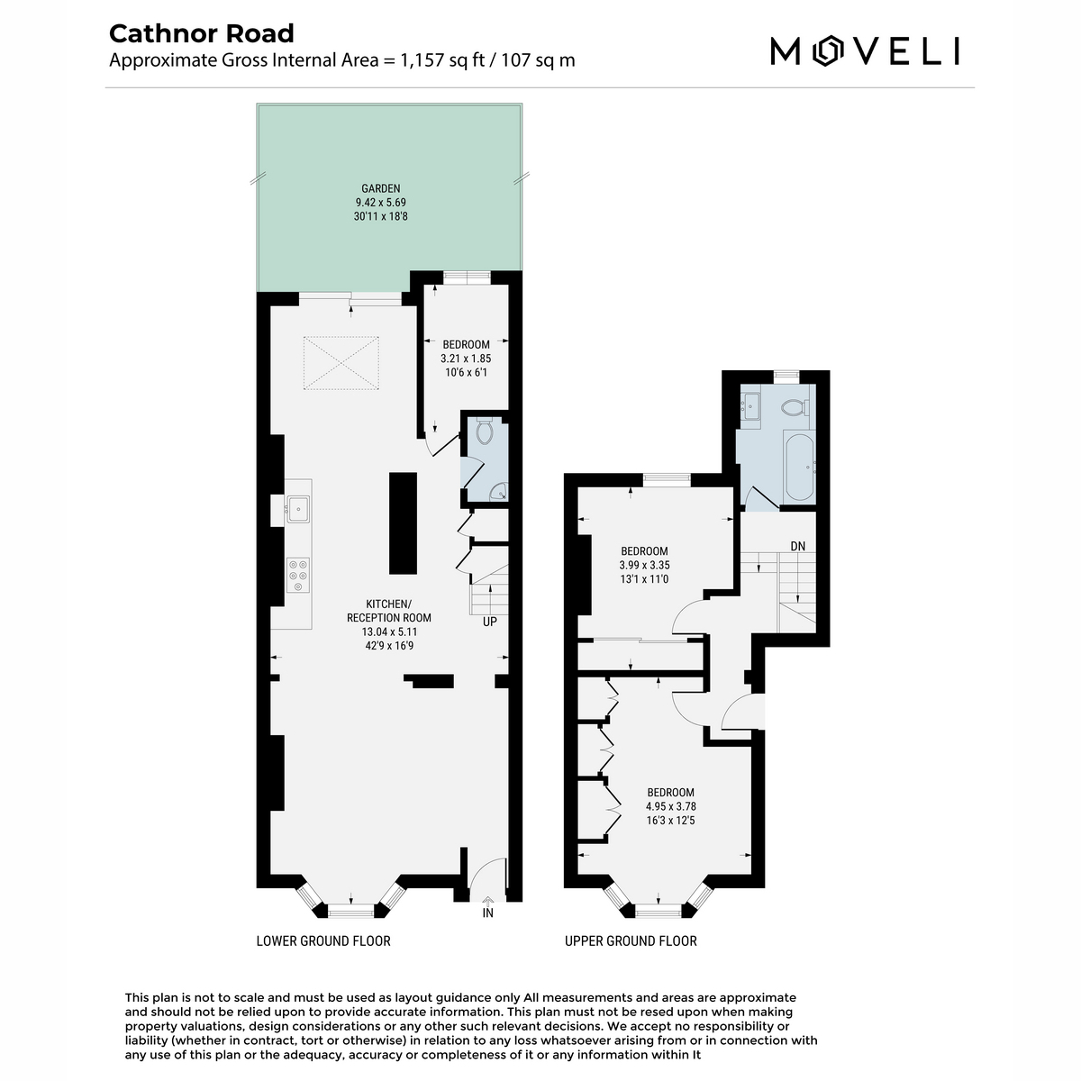 72A, Cathnor Road, London floorplan