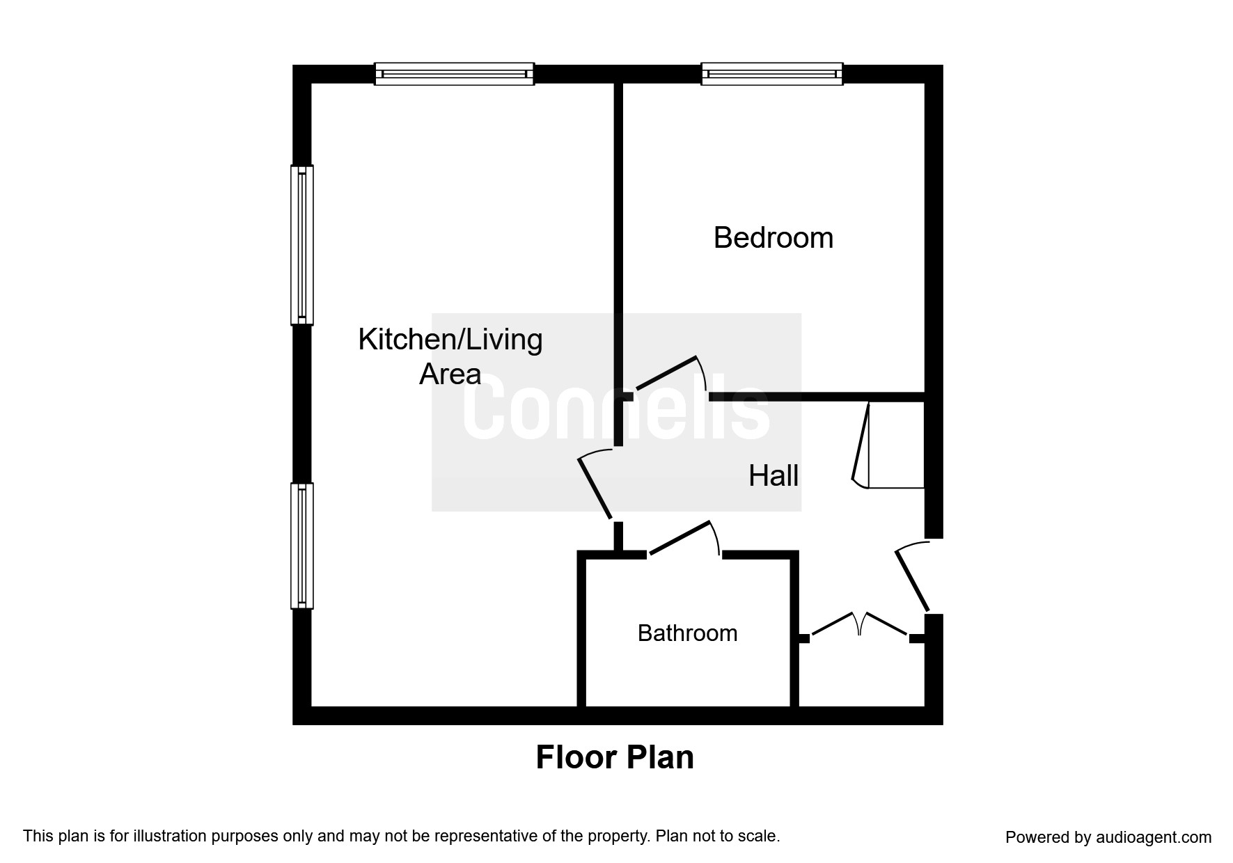 1 Bedrooms Flat for sale in Arundale Walk, Horsham RH12