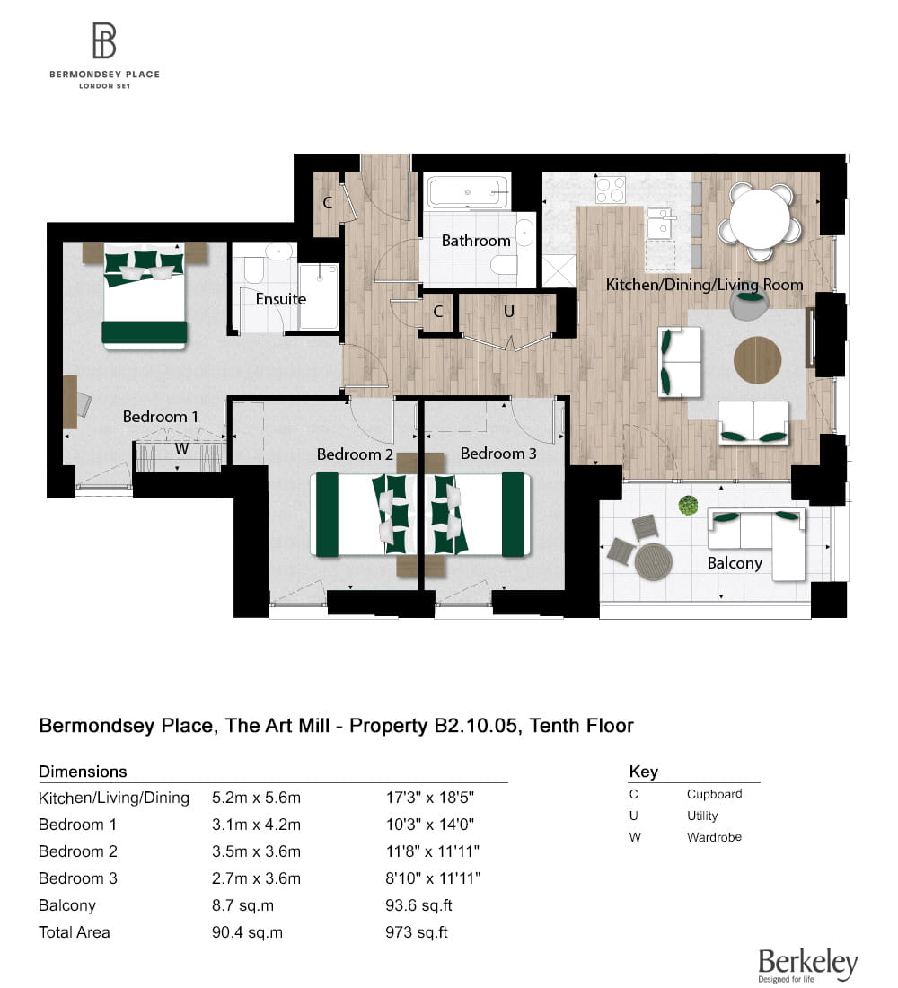 B2.10.05, Bermondsey, Se1 5Ay, Bermondsey floorplan