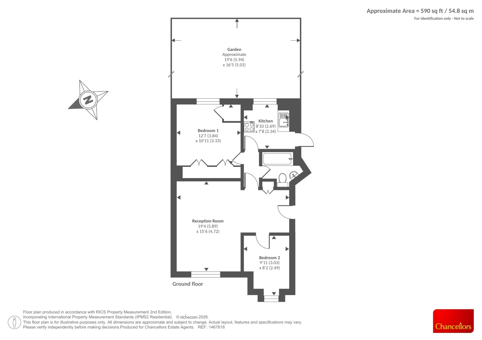 Flat 23 Charlbert Court,, Charlbert Street, London floorplan