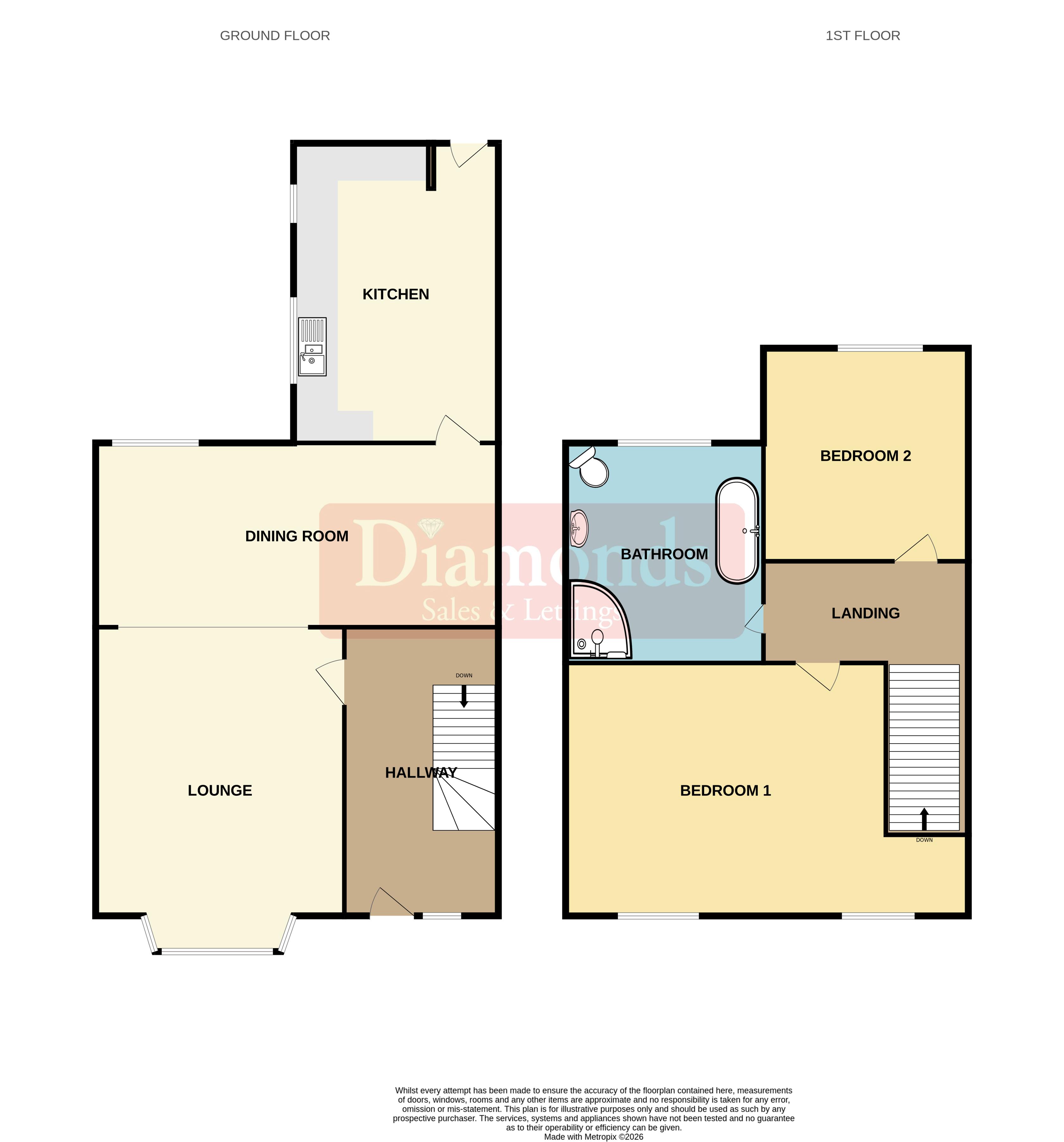 15, Station Road, Hengoed floorplan