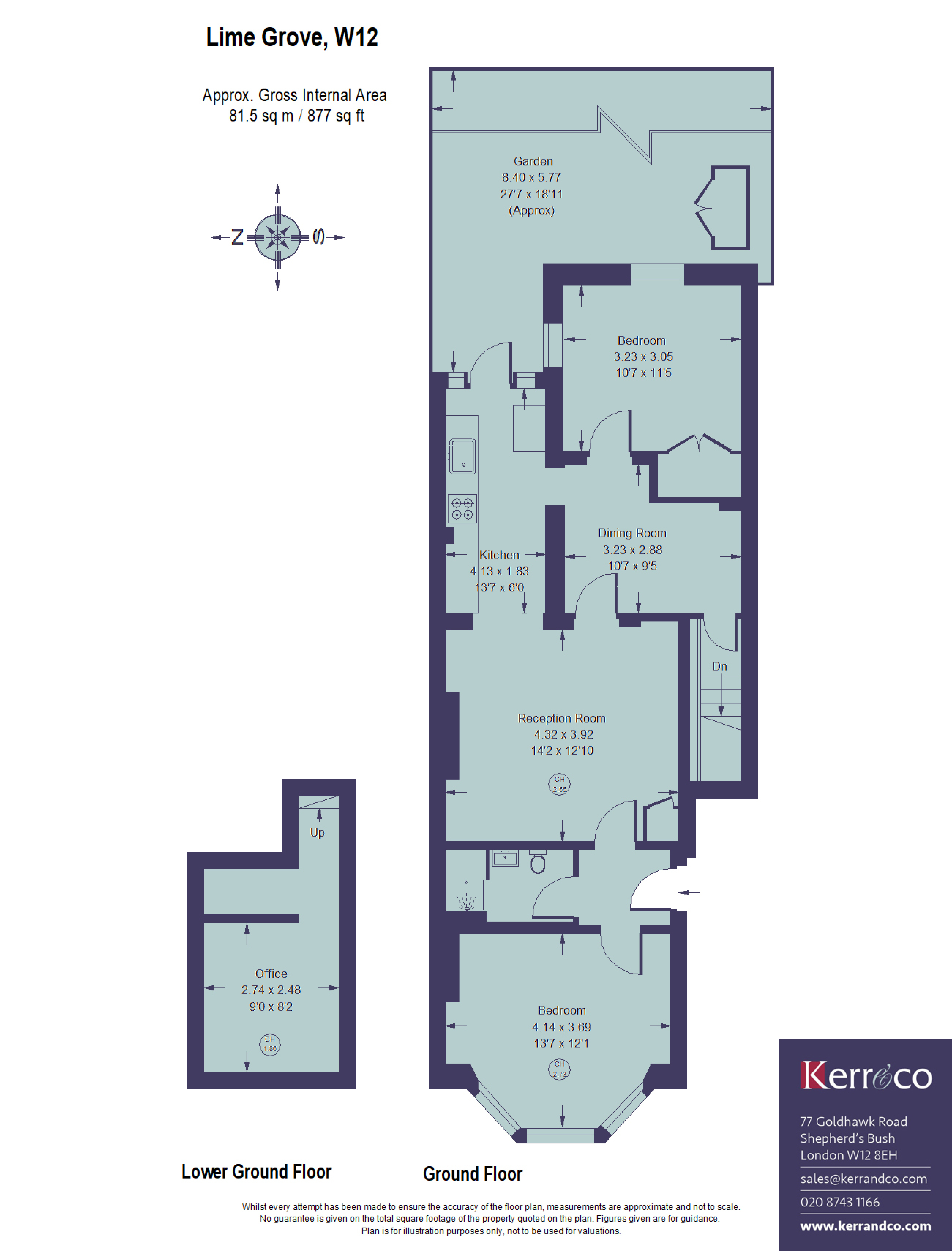 43, Lime Grove, Shepherd's Bush W12 floorplan