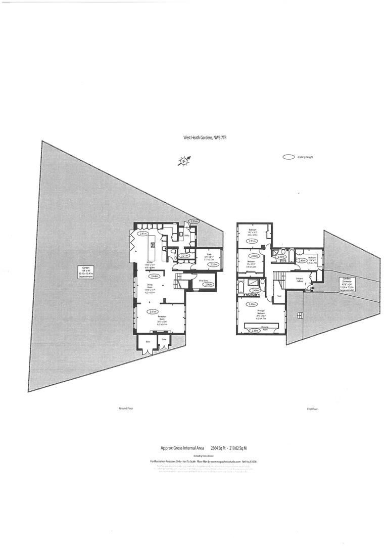 24, West Heath Gardens, Hampstead floorplan