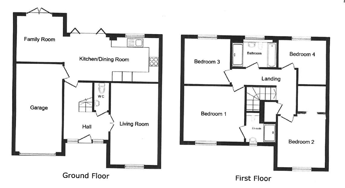 6, Wayside Way, Morpeth floorplan