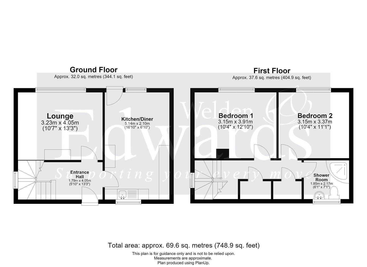 63, Shortlands Road, Cullompton floorplan