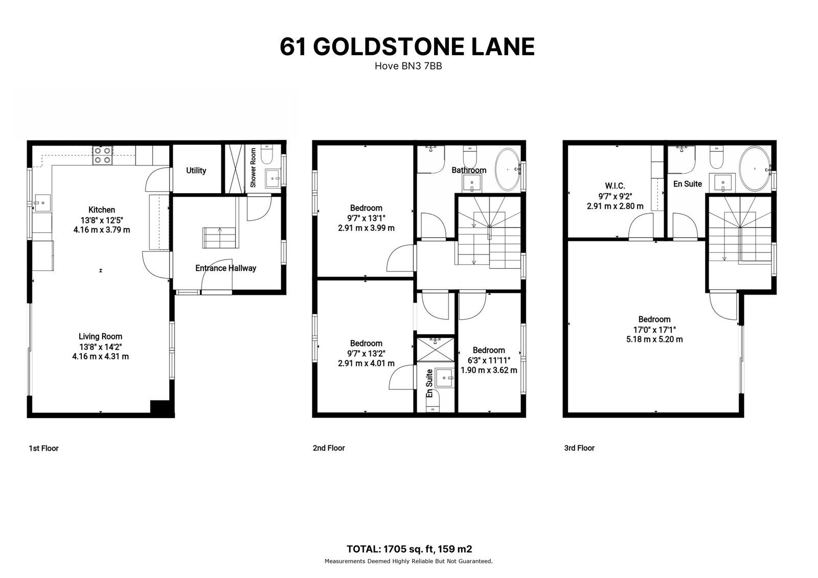 61, Goldstone Lane, Hove floorplan