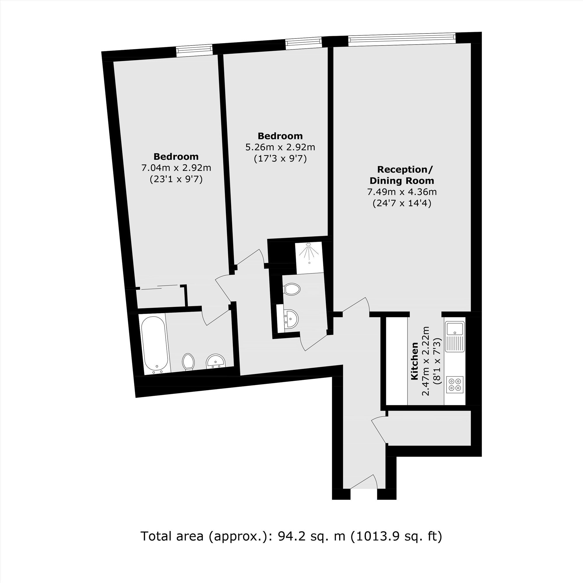 Hester Road, London floorplan