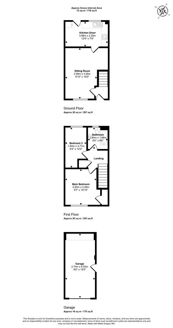 19, Primrose Close, Gillingham floorplan