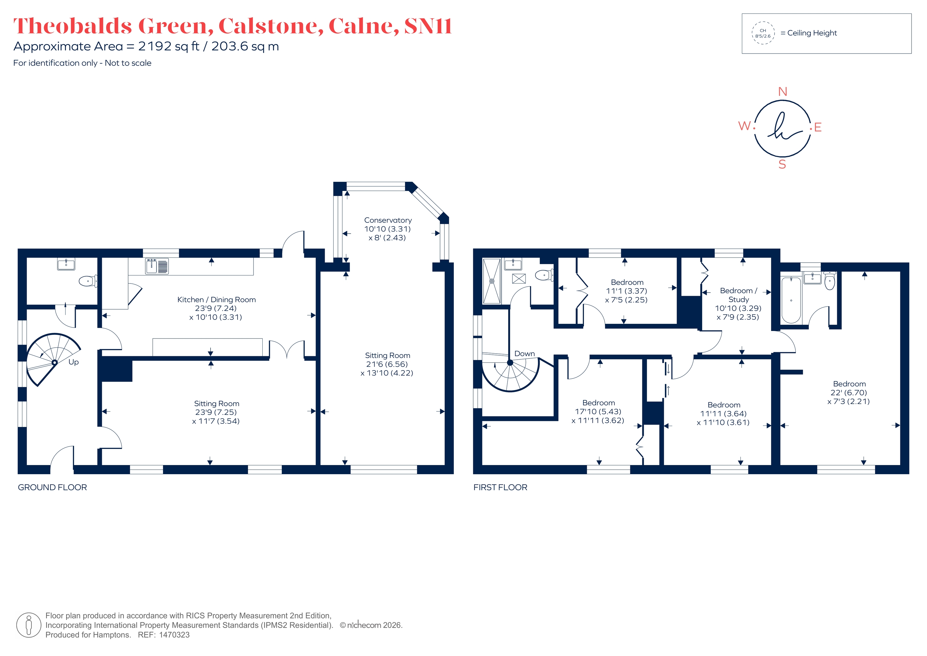 Chapel House, Theobalds Green, Calne floorplan