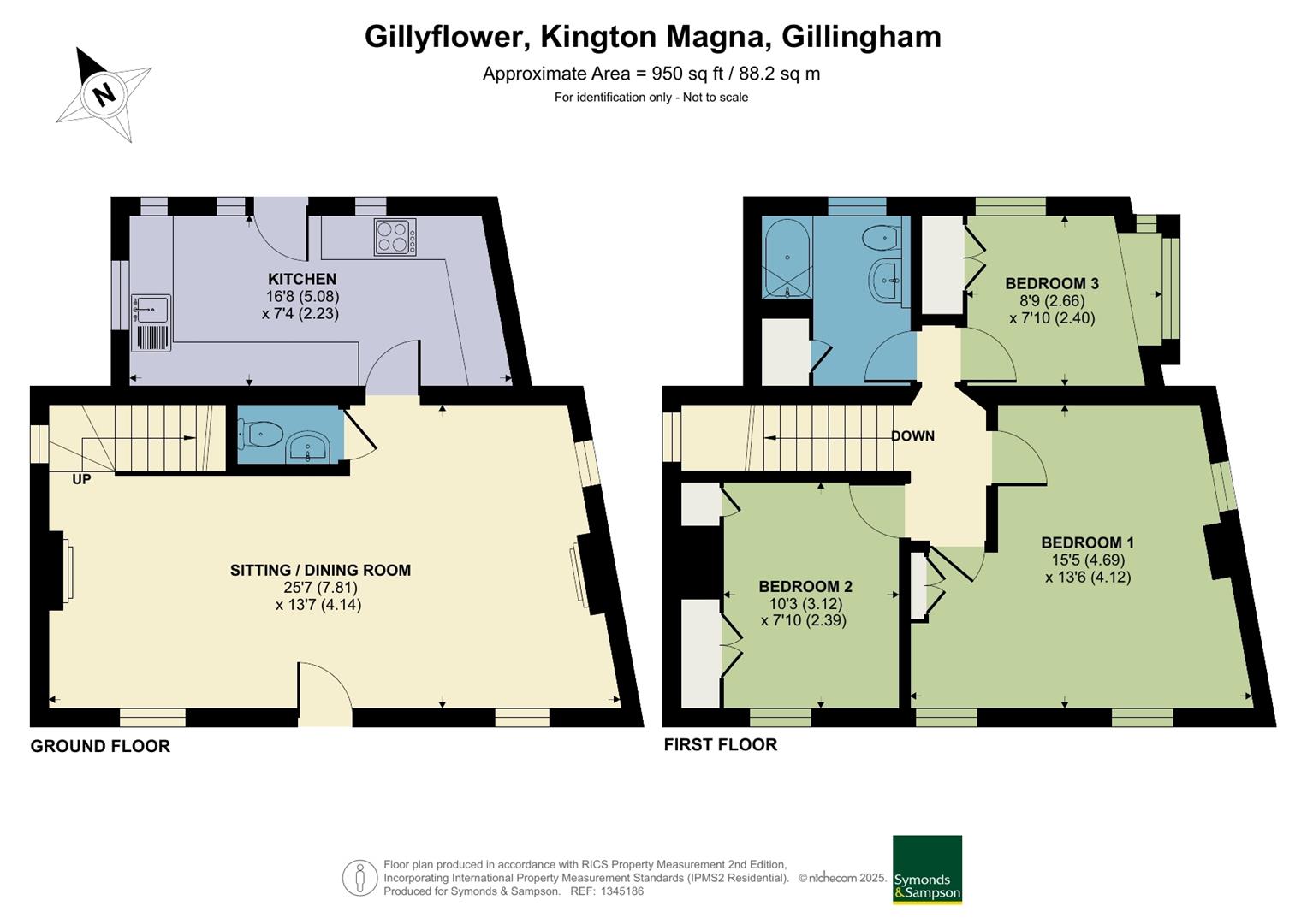 Gillyflower, Juans Lane, Kington Magna floorplan