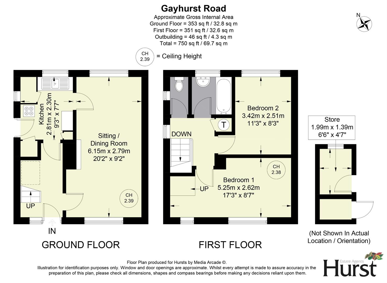 32, Gayhurst Road, High Wycombe floorplan