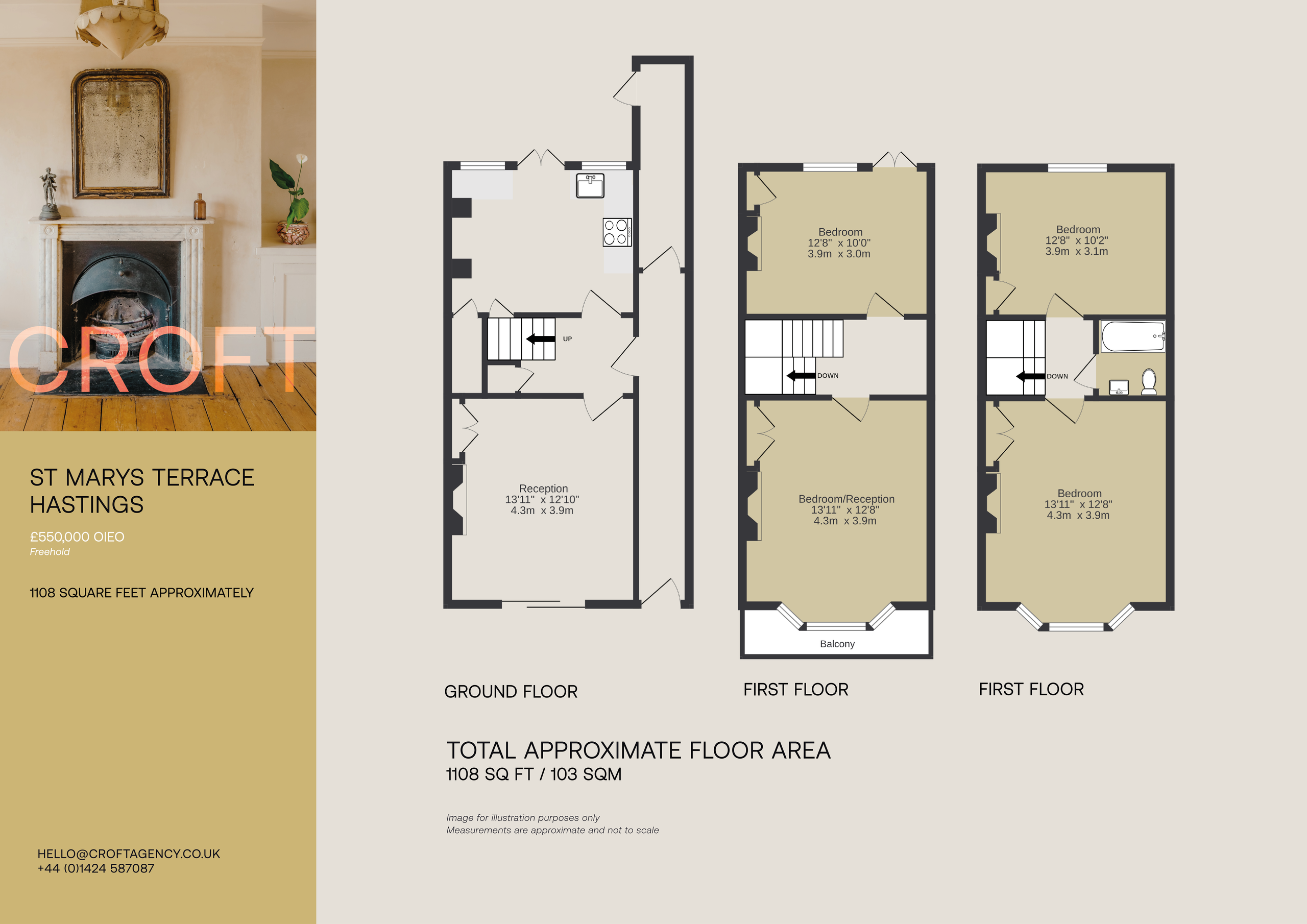 39 St. Marys Terrace, Hastings floorplan