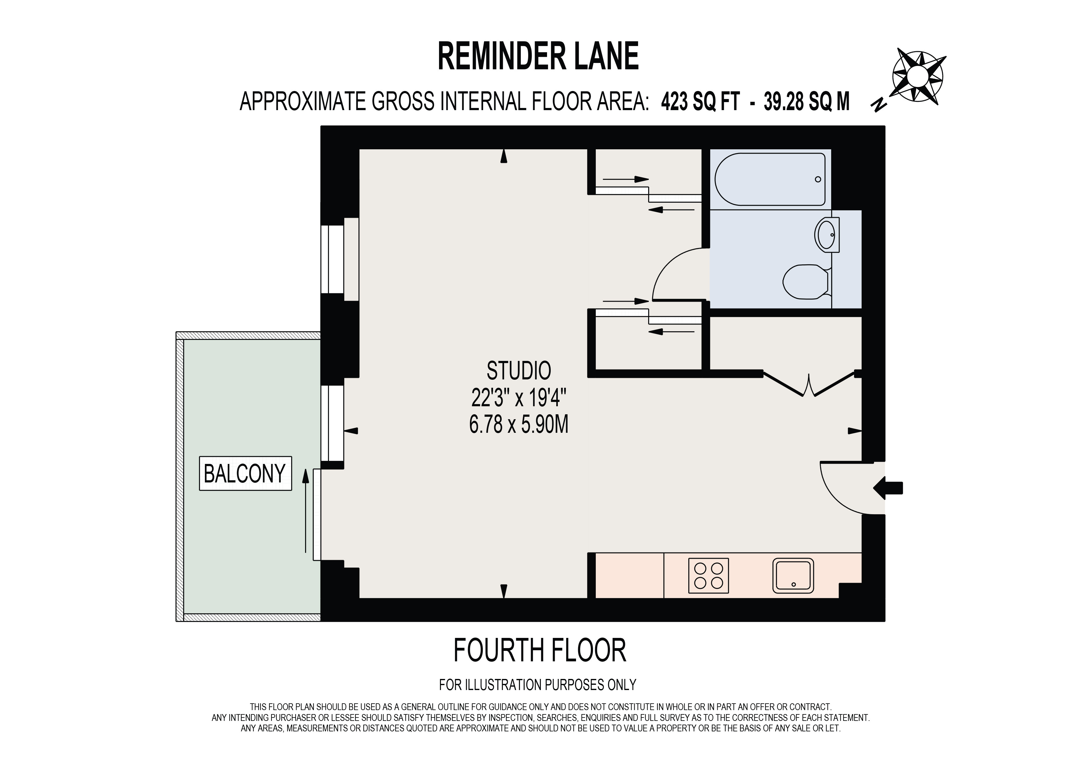 Apartment 28, 48, Reminder Lane, London floorplan