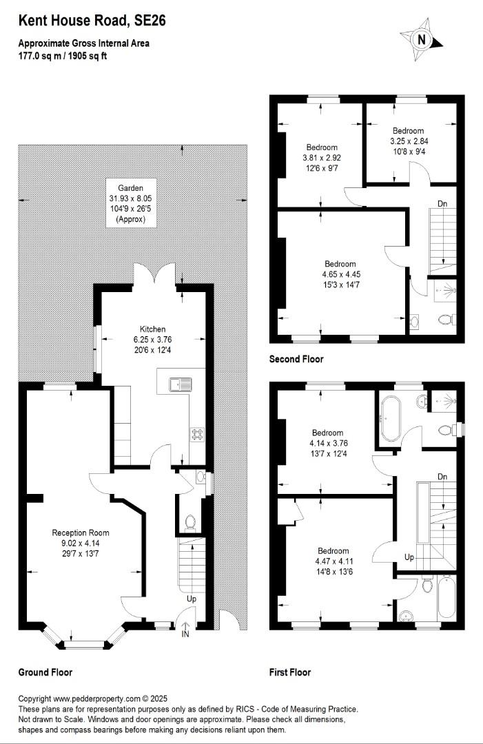 60, Kent House Road, London floorplan