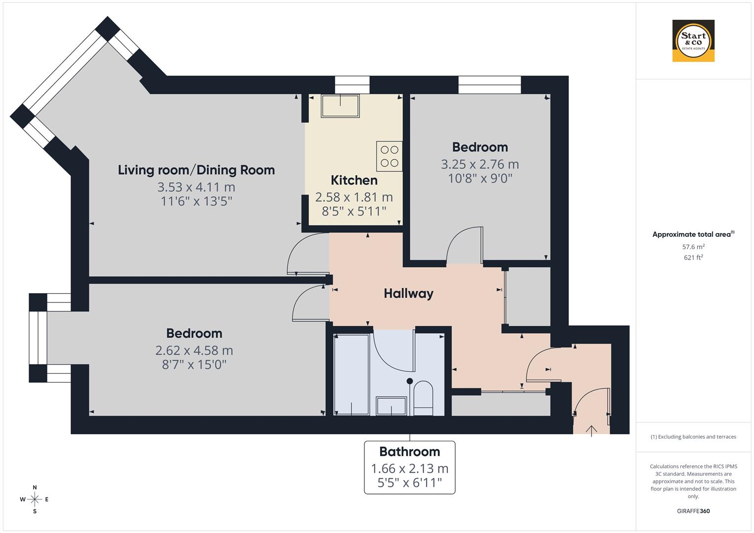 8, Jenkins Court, Michell Avenue, Newquay floorplan