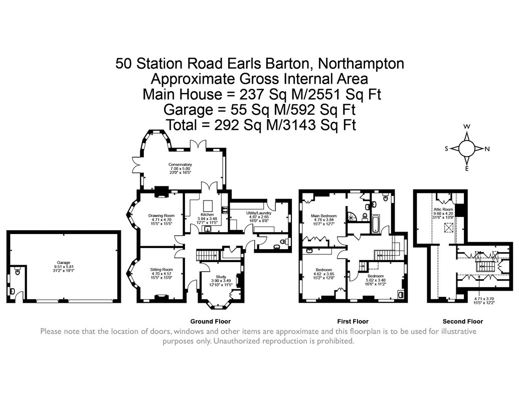 Station Road, Earls Barton, Northamptonshire NN6, 3 bedroom detached