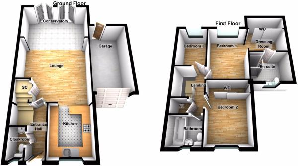 3 Bedrooms Semi-detached house for sale in Cleveland Way, Stevenage SG1