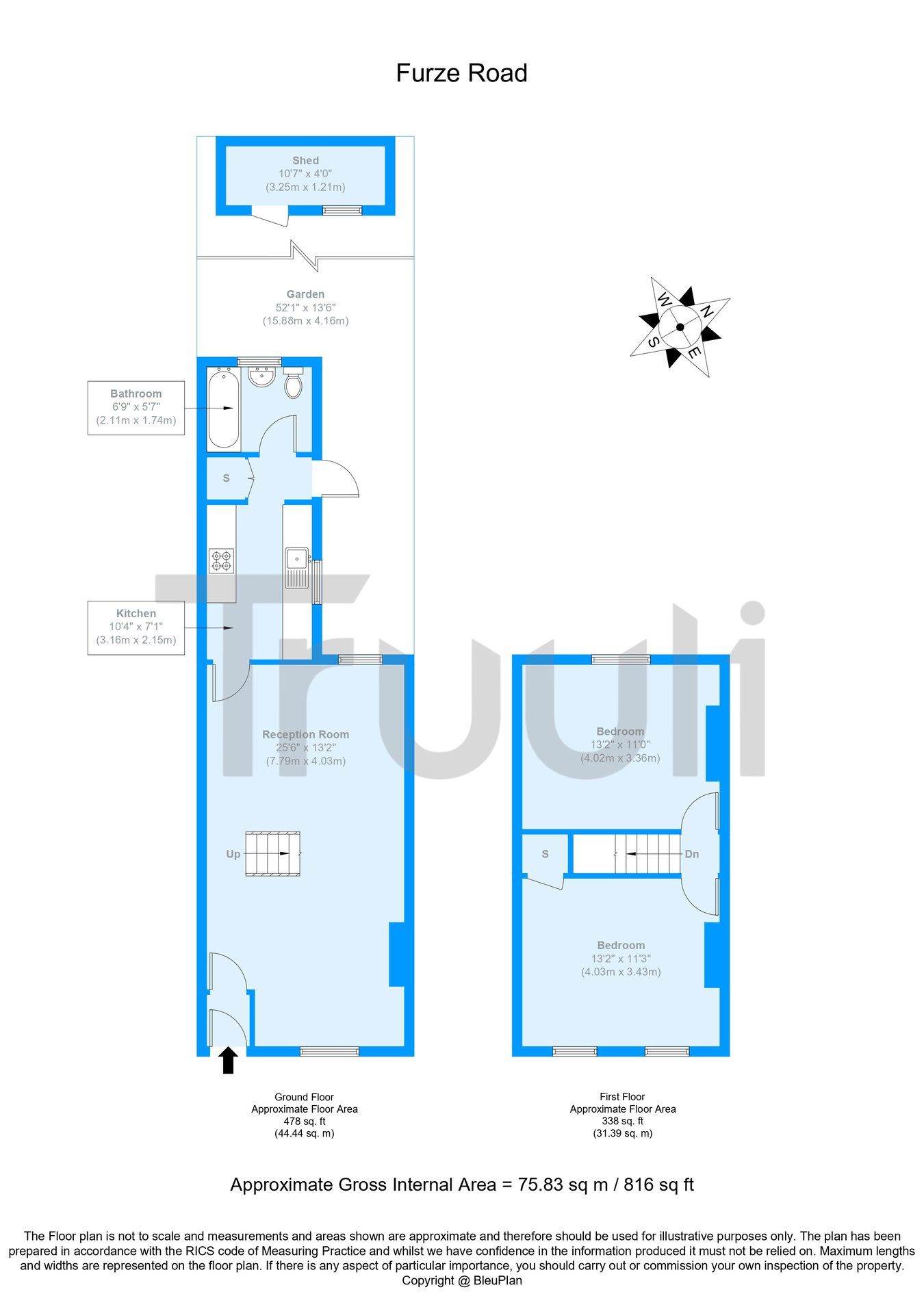 49, Furze Road, Thornton Heath floorplan