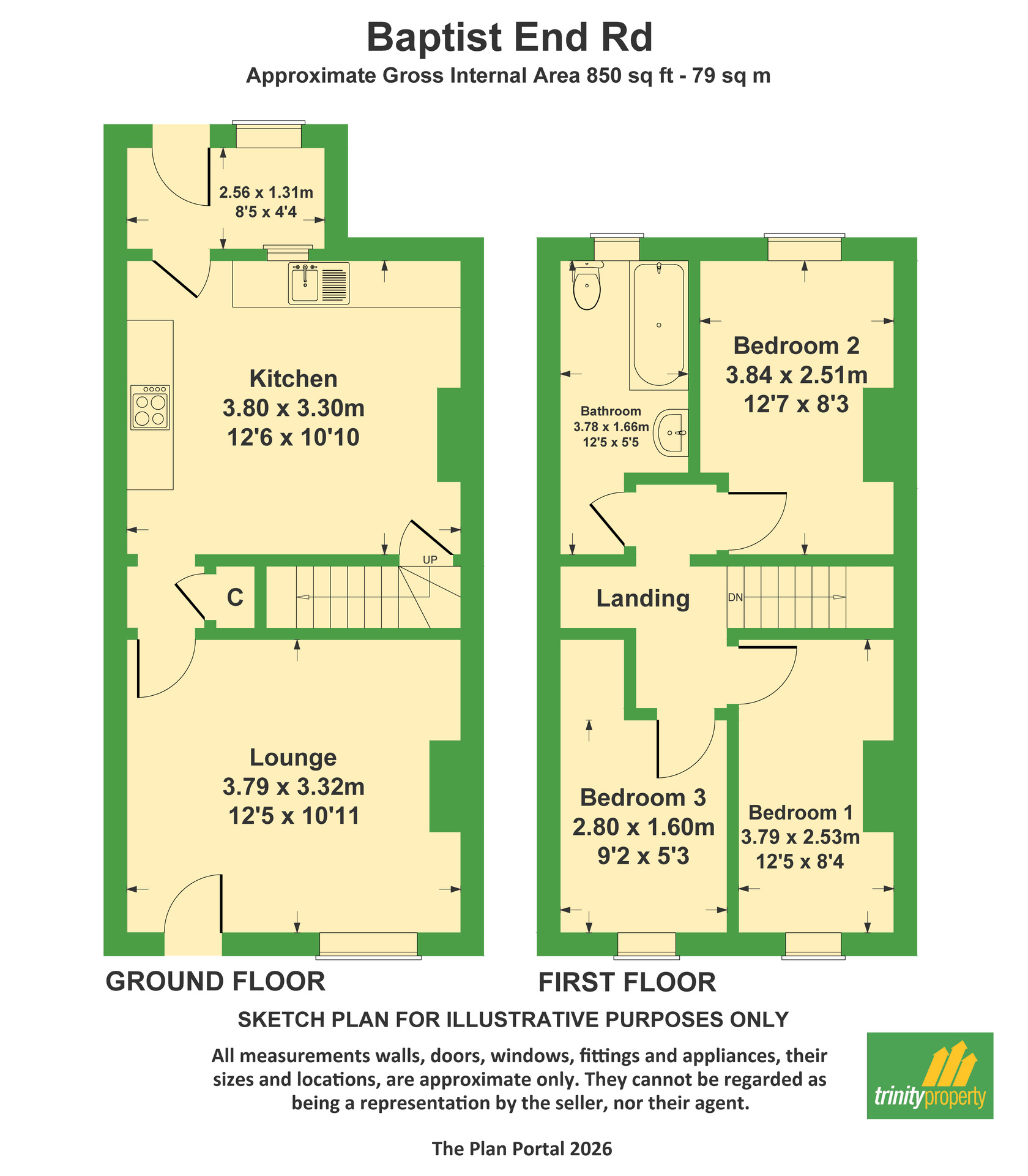 41 Baptist End Road, Dudley floorplan