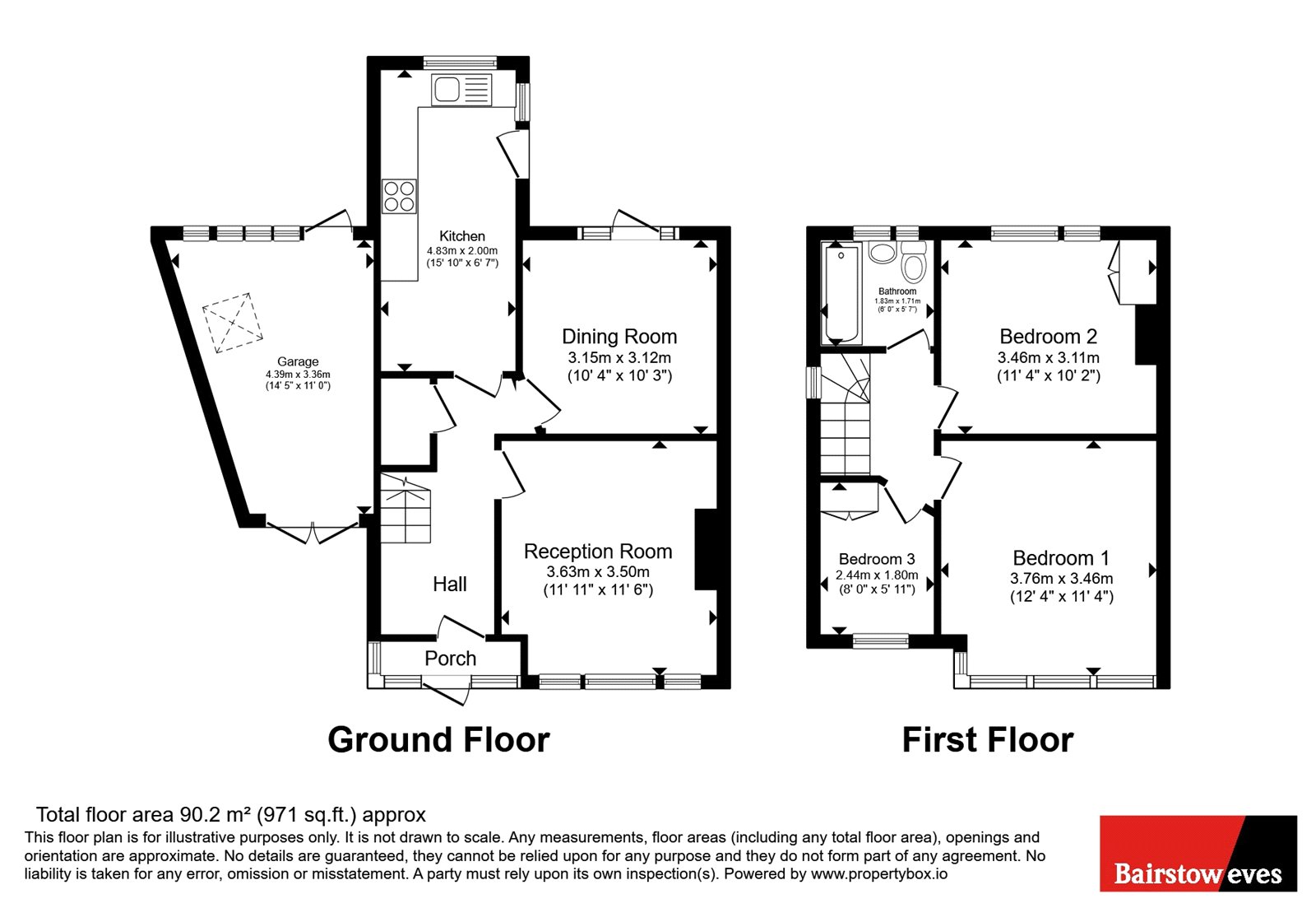 121, Riversdale Road, Romford floorplan