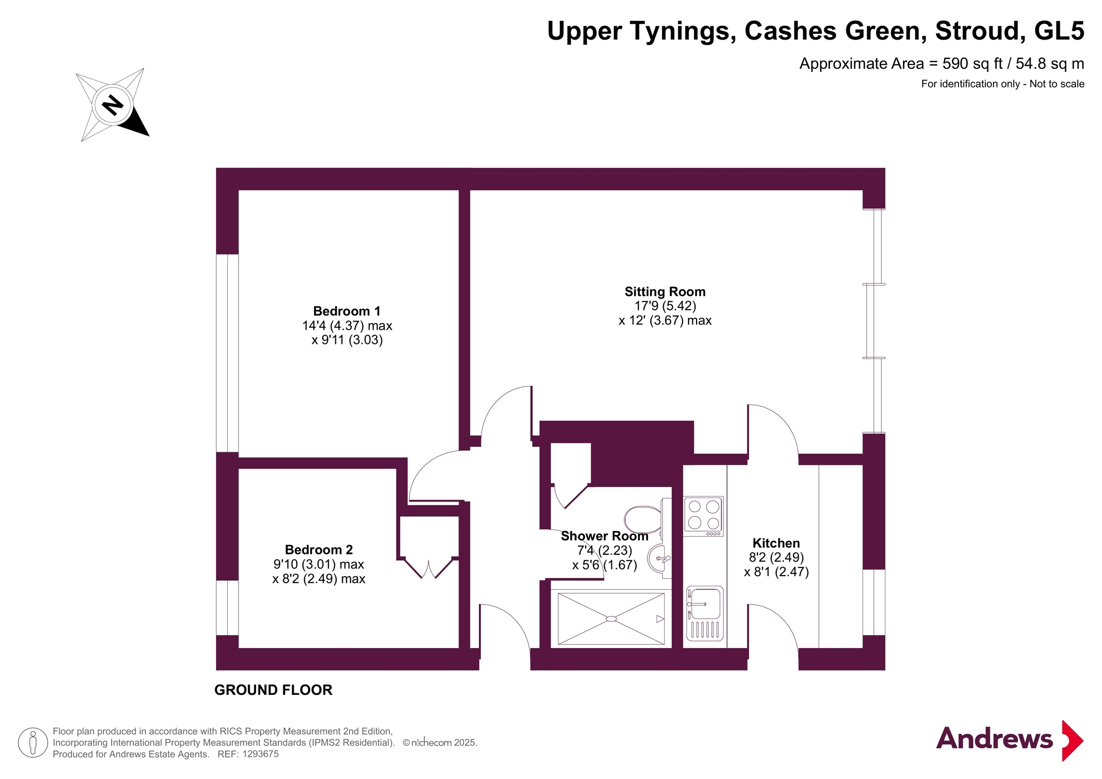 19, Upper Tynings, Stroud floorplan