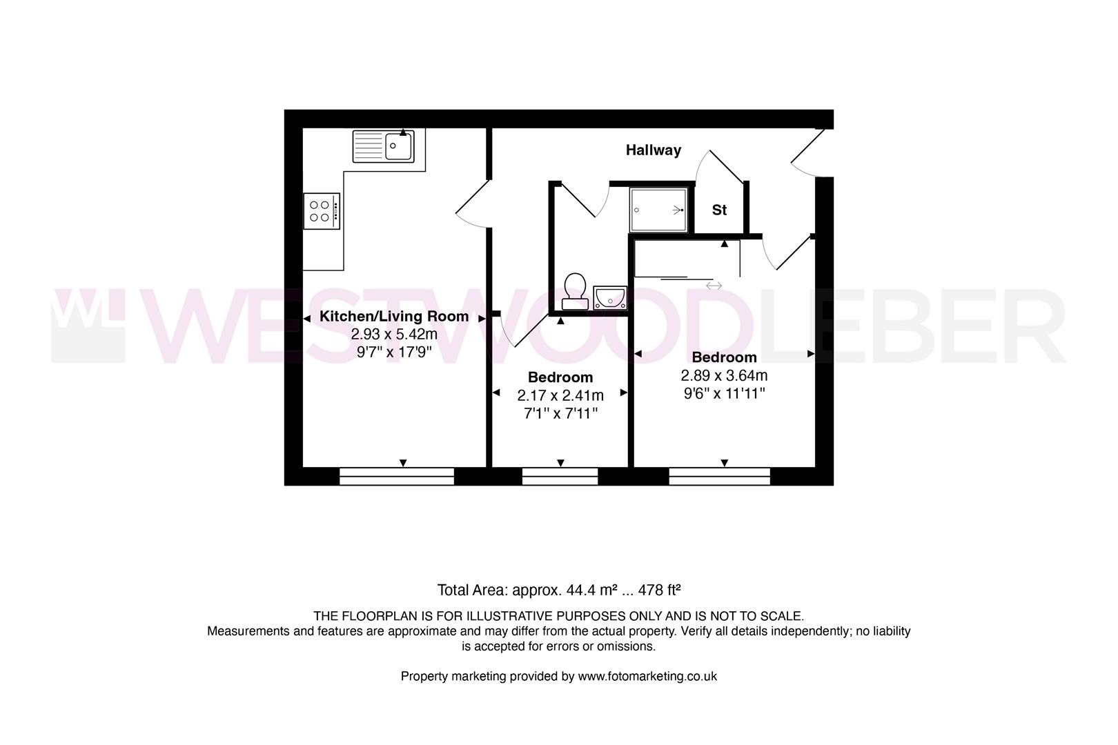 3 Chilworth Gate, Silverfield, Broxbourne floorplan