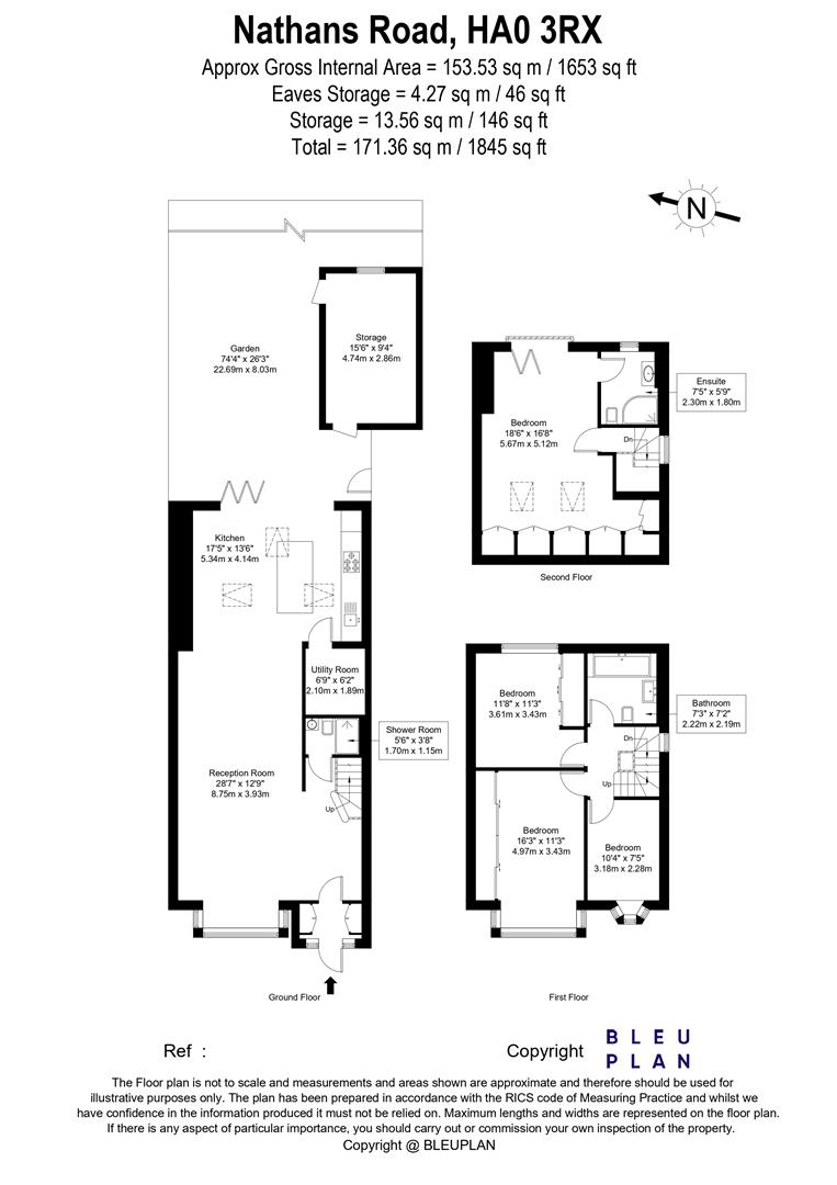 58, Nathans Road, Wembley floorplan