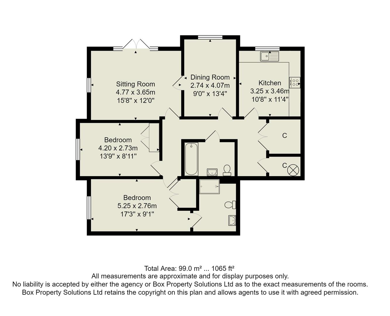Apartment 7, Beechwood, 8a Clifton Road, Ilkley floorplan