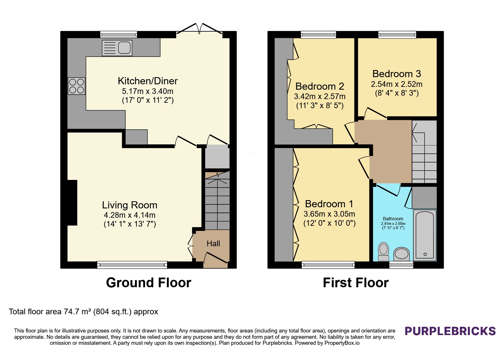 190, Boarshaw Road, Manchester floorplan