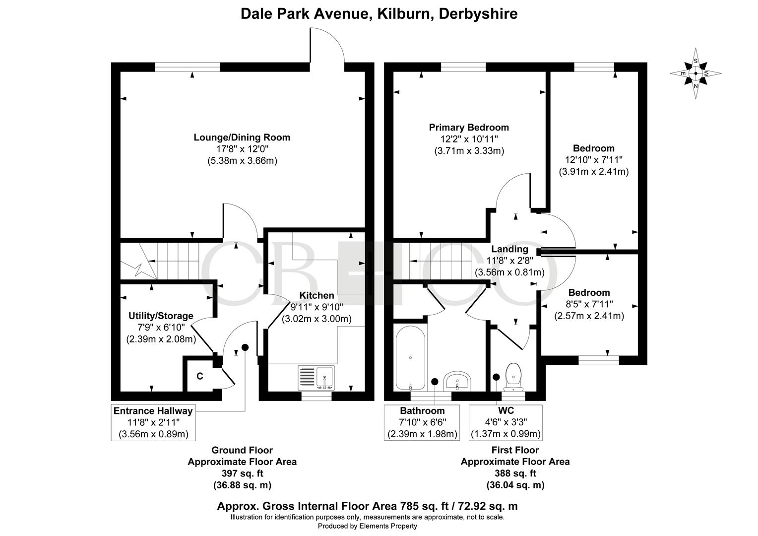 Dale Park Avenue, Kilburn, Belper floorplan