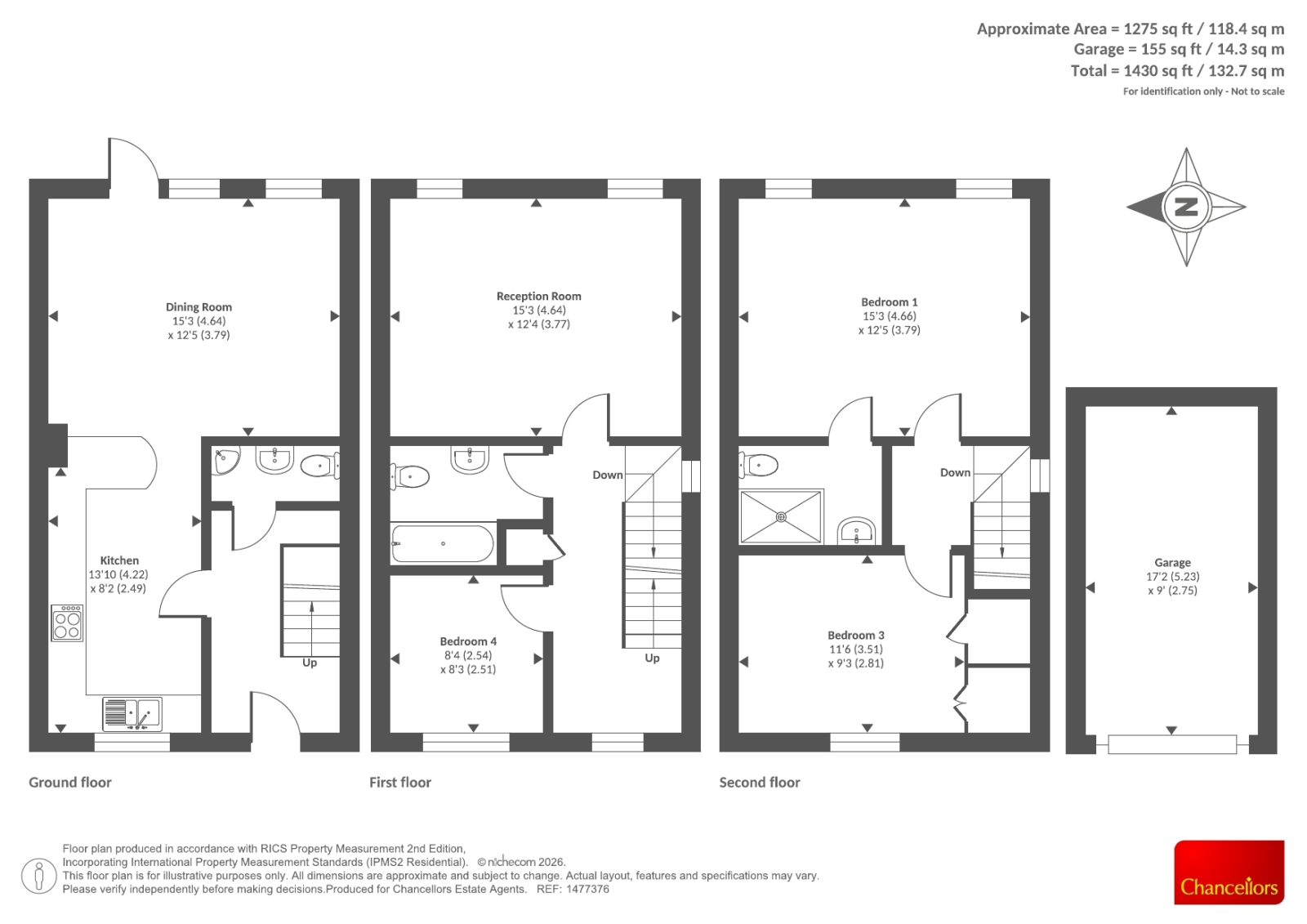2, Otter Row, Swindon floorplan