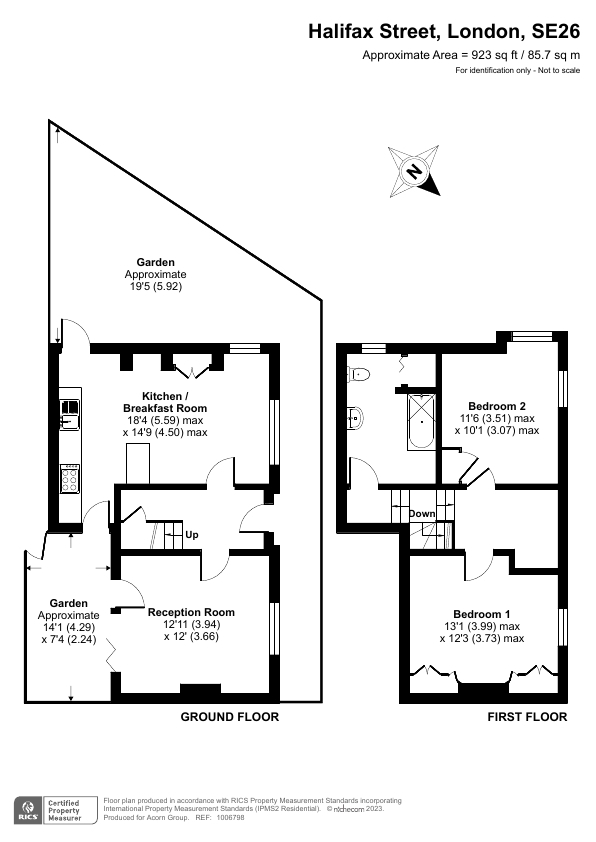 36, Halifax Street, London floorplan