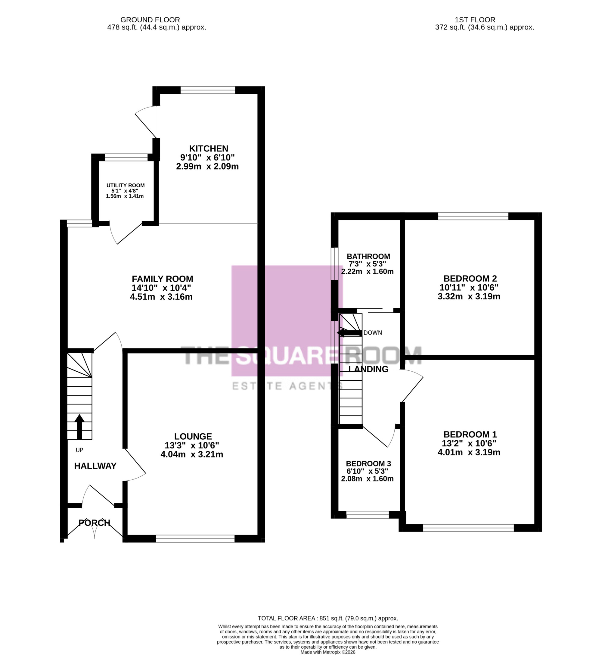 59, Springfield Drive, Thornton floorplan