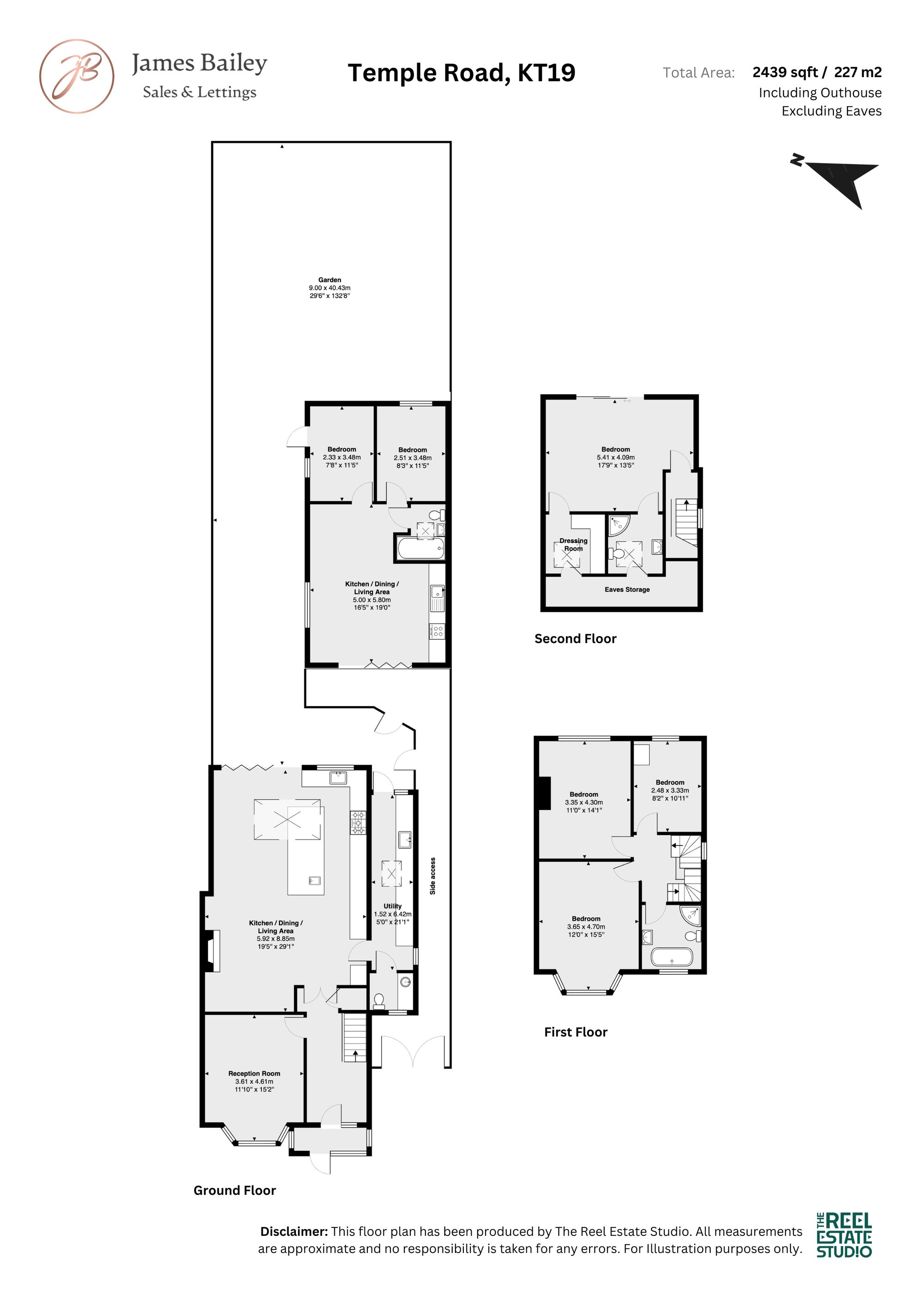 56 Temple Road, Epsom floorplan