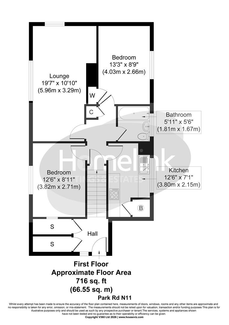 27, Park Road, New Barnet floorplan