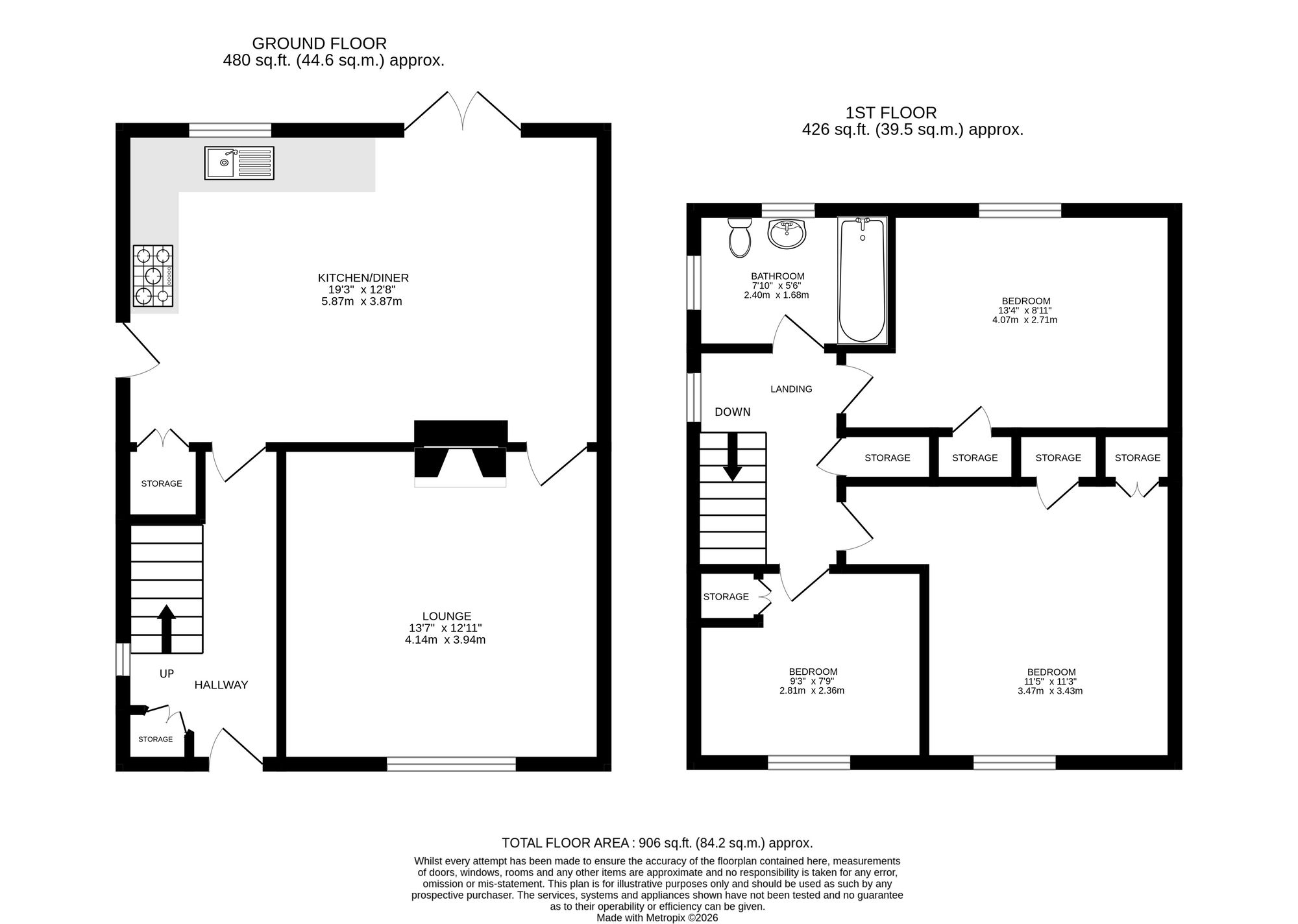 13 Delapoer Drive, Haverfordwest floorplan