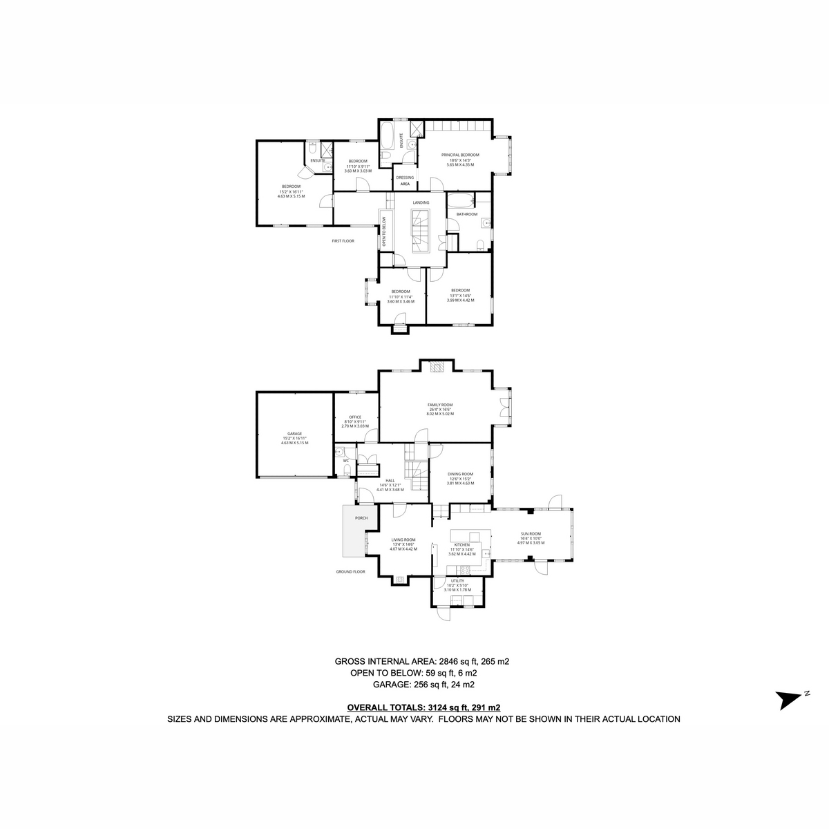 Longdon, Cradley, Herefordshire floorplan