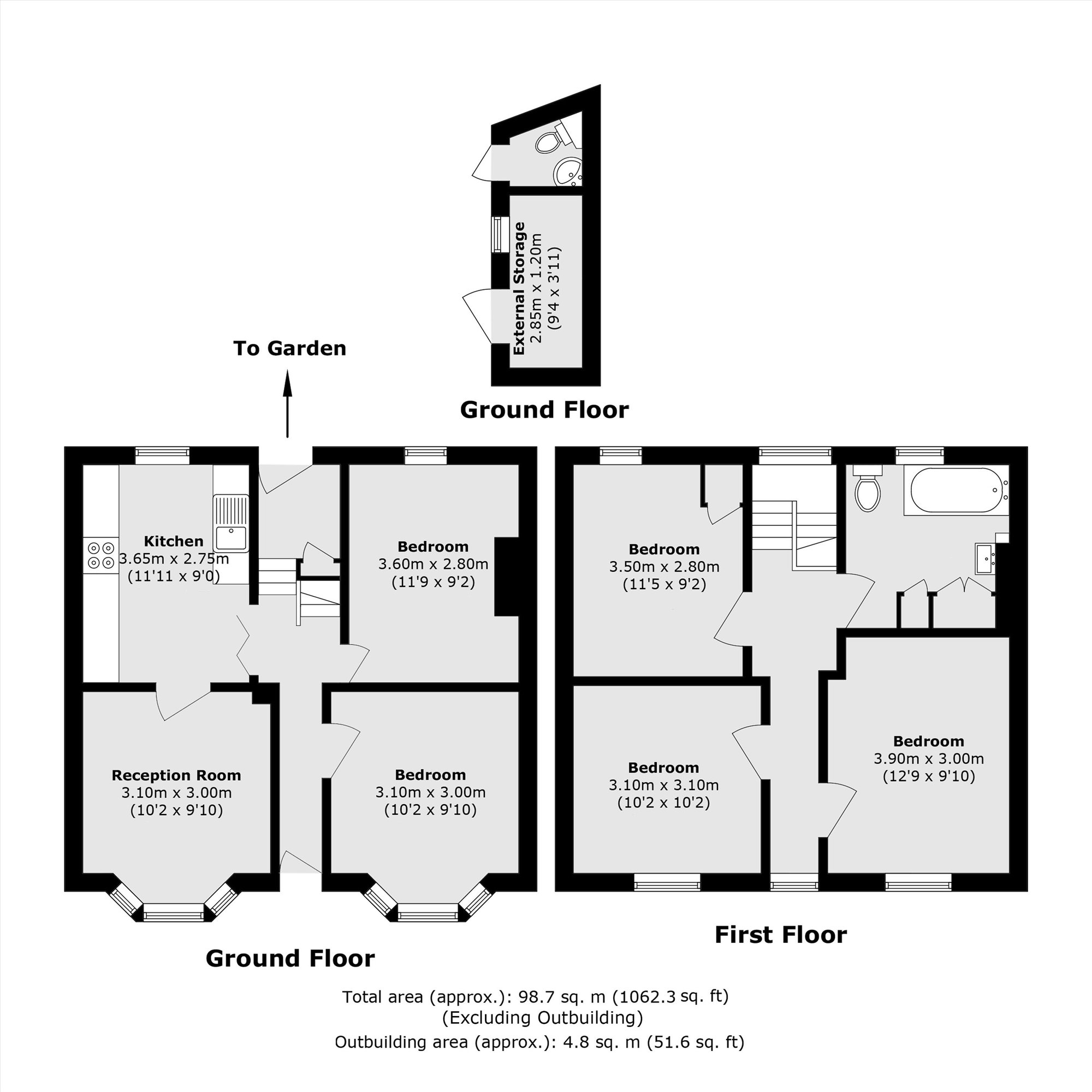 36, Bushberry Road, London floorplan