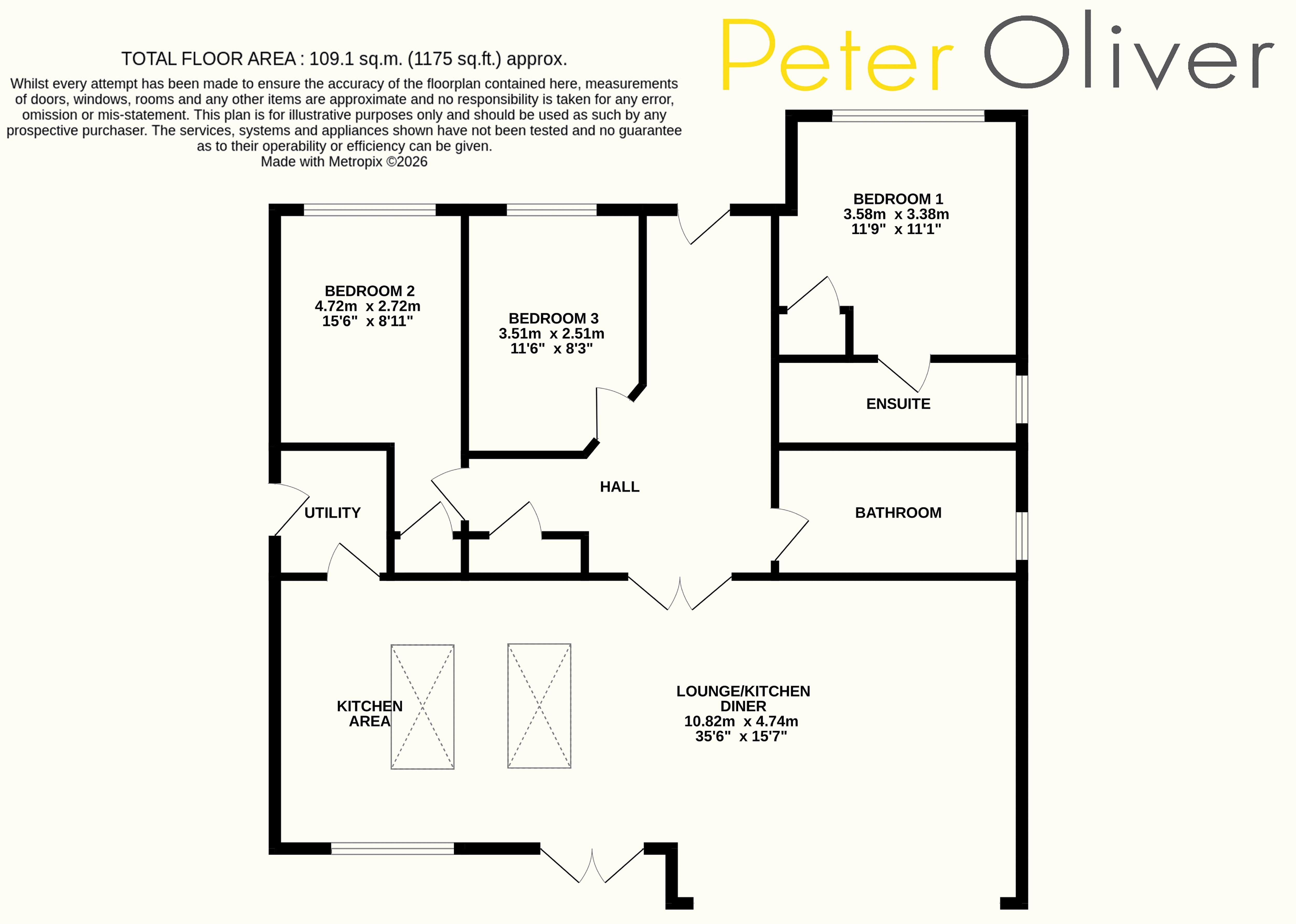 Fairview House, Lewes Road, Uckfield floorplan
