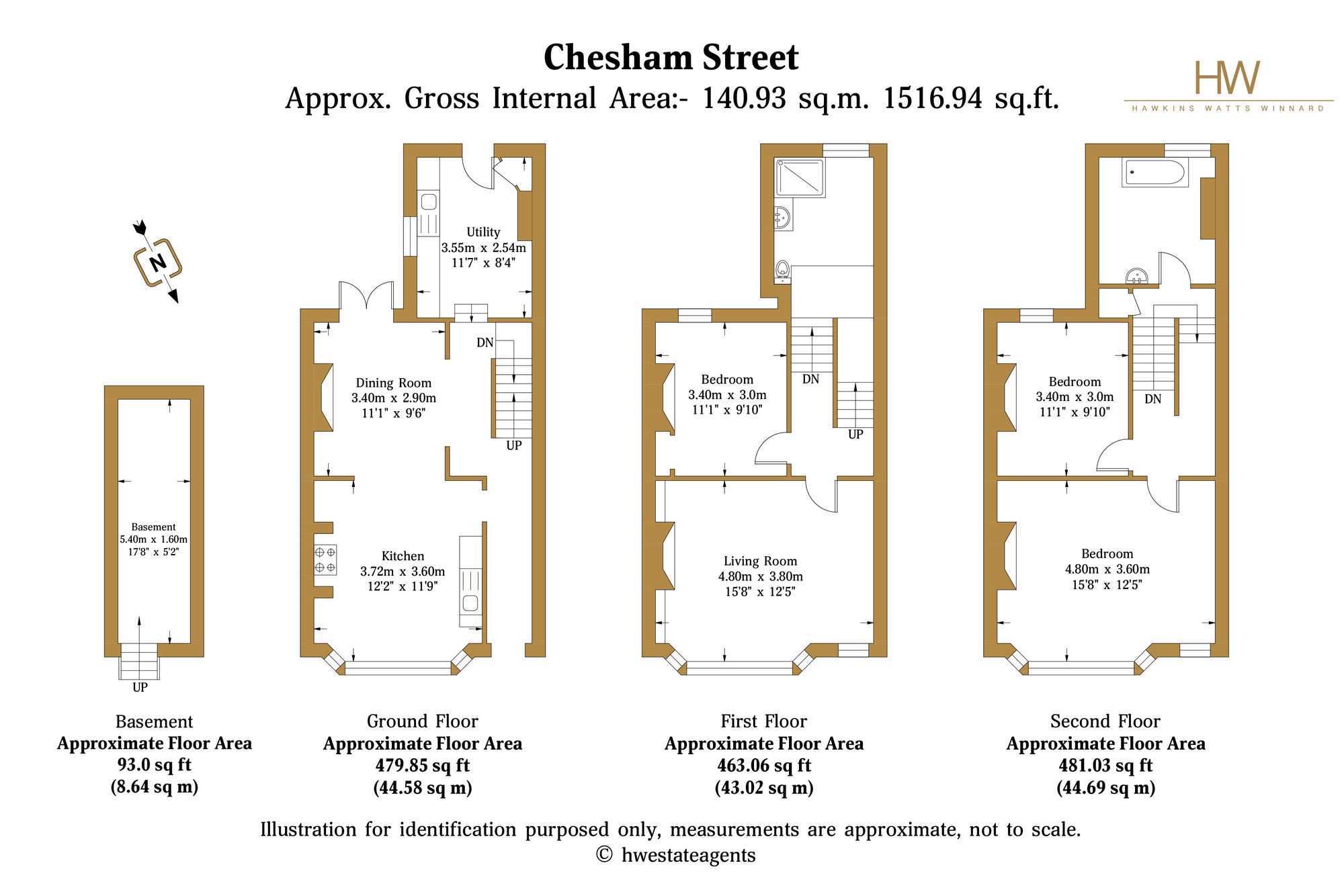 4 Chesham Street, Brighton floorplan