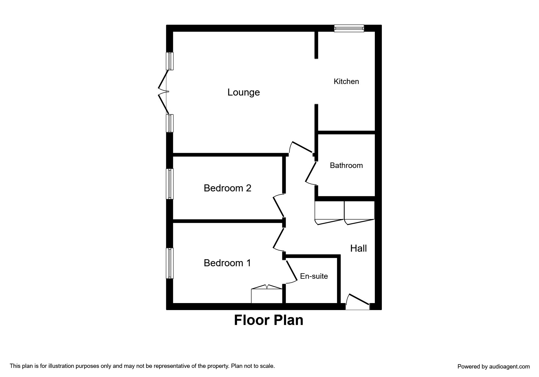 2 Bedrooms Flat to rent in Stavely Way, Nottingham NG2