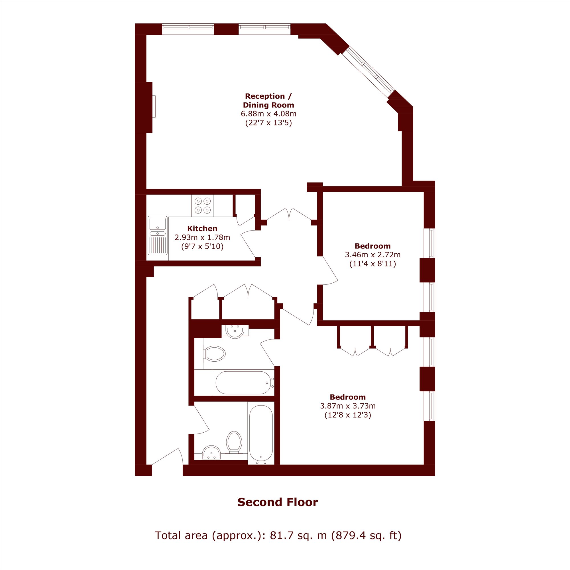 Flat 19, Royal Westminster Lodge, 3, Elverton Street, London floorplan